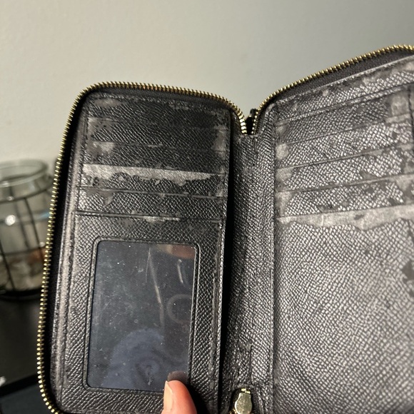 Coach Black Patent Wristlet Wallet - Picture 4 of 5